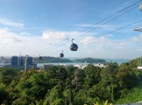 Seilbahn vom Mount Faber nach Sentosa 
