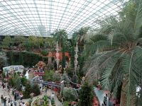Weihnachts-Themenpark im flower dome 