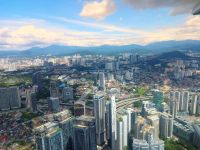 Blick vom höchsten Aussichtspunkt Petronas Tower