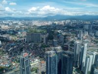 Blick vom höchsten Aussichtspunkt Petronas Tower