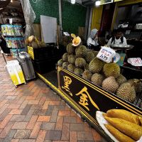 Durianstand in China Town