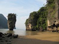 ...der berühmte James-Bond-Felsen