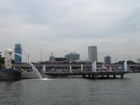 Merlion und Skyline