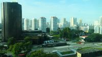 Aussicht vom Grand Copthorne Waterfront
