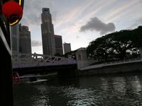 Bootsfahrt in Singapur