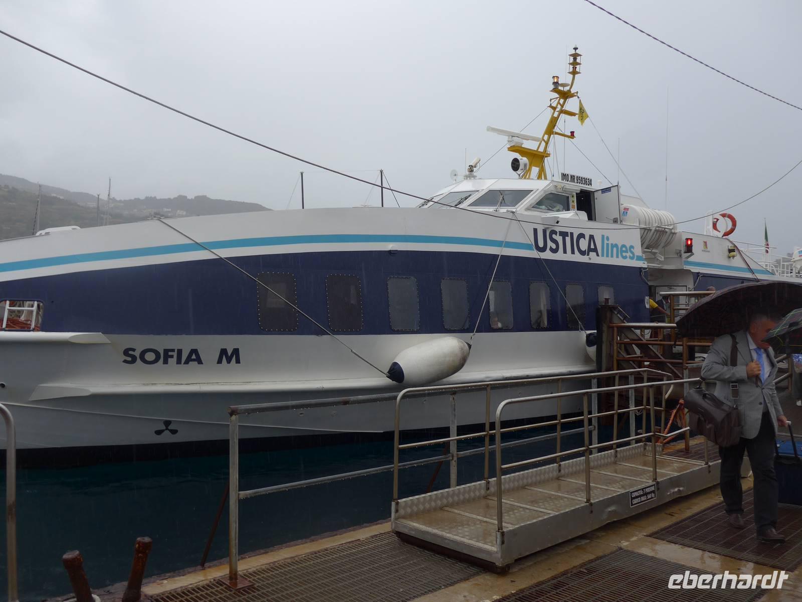 Italien, Sizilien, Lipari, Fährhafen