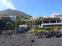 Italien, Stromboli, Strand am Hotel Villagio Stromboli