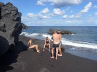 Italien, Stromboli, Strand am Hotel Villagio Stromboli