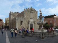 Italien, Sizilien, Taormina, Domplatz