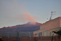 Ätna Asche Eruption (ca. 7.00 Uhr morgens)
