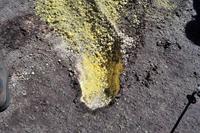 Frischer Schwefel am Ätna