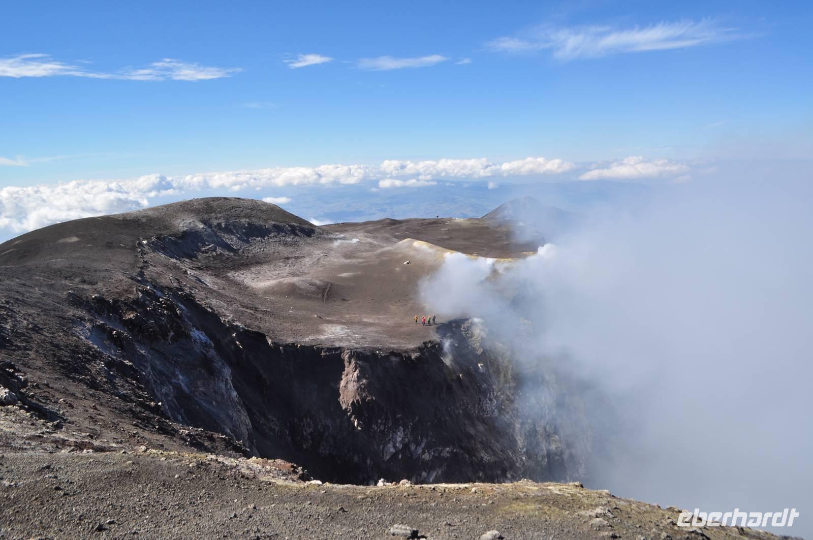 Bocca Nuova und Zentralkrater des Ätna