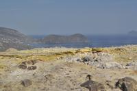 Wanderung auf Vulcano zum Gran Cratere - Fumarolenfeld