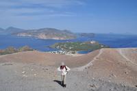 Wanderung auf Vulcano zum Gran Cratere - Weg zum Gipfel