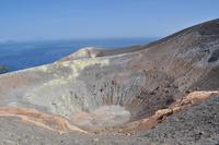 Wanderung auf Vulcano zum Gran Cratere - Weg zum Gipfel