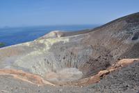Wanderung auf Vulcano zum Gran Cratere - Weg zum Gipfel