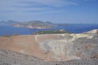 Wanderung auf Vulcano zum Gran Cratere - Weg zum Gipfel