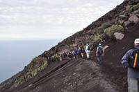 Aufstieg zum Gipfel des Stromboli