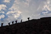 Aufstieg zum Gipfel des Stromboli