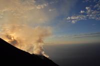 Aufstieg zum Gipfel des Stromboli