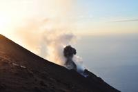 Aufstieg zum Gipfel des Stromboli