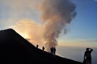 Aufstieg zum Gipfel des Stromboli