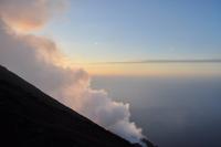 Aufstieg zum Gipfel des Stromboli