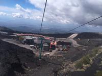 mit der Seilbahn auf den Ätna