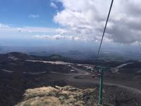 mit der Seilbahn auf den Ätna