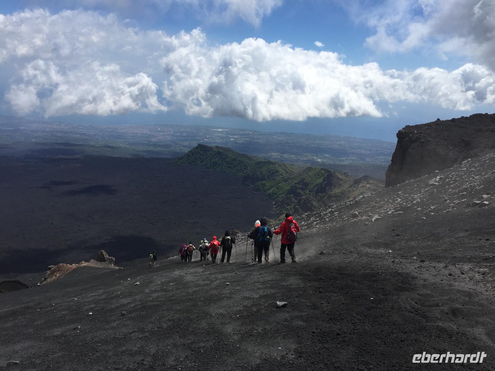 Abstieg vom Ätna
