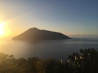 Sonnenuntergang bei Salina