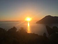 Sonnenuntergang bei Salina