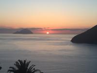 Sonnenuntergang bei Salina