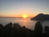 Sonnenuntergang bei Salina