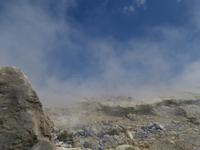 Vulcano-Fumarolen,Schwefeldämpfe am Krater