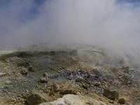 Vulcano-Fumarolen,Schwefeldämpfe am Krater