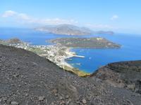 Vulcano-Blick über die Liparischen Inseln