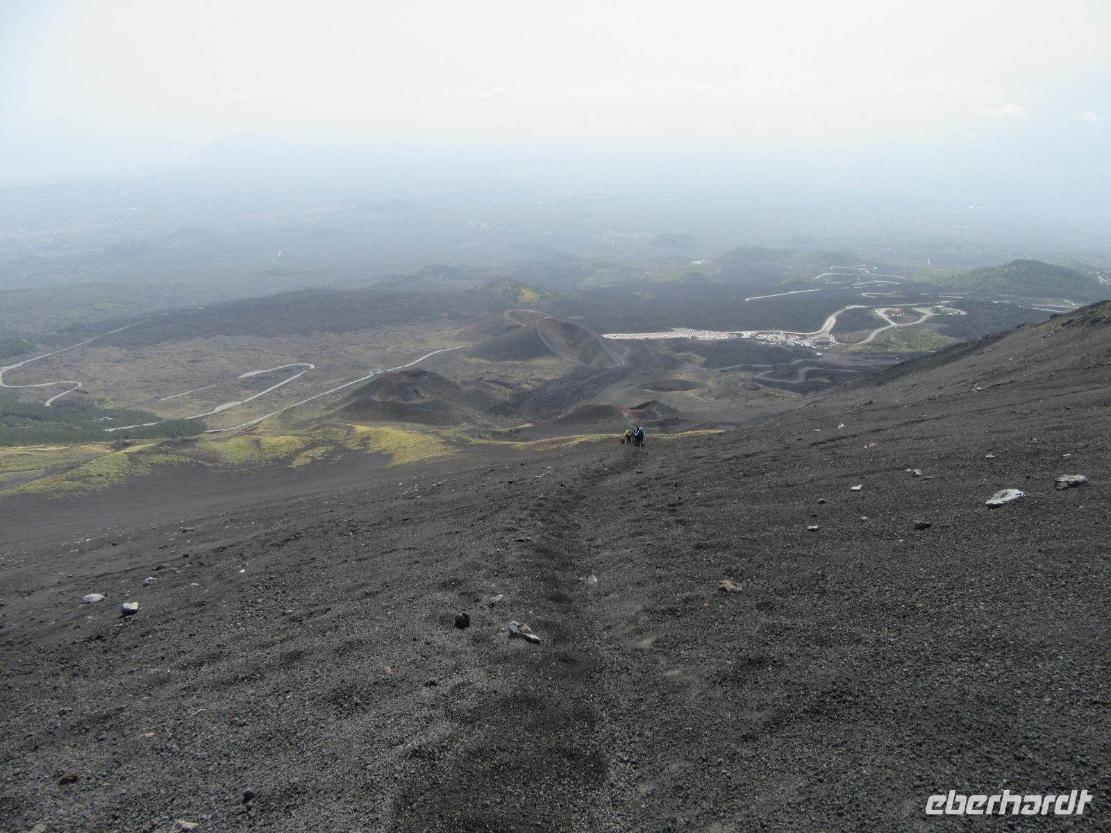 Abstieg über das Aschefeld