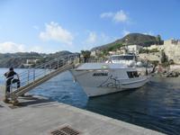 Mit der Mistral waren wir von Milazzo nach Lipari gefahren