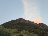 Abendessen im Observatorium von Stromboli