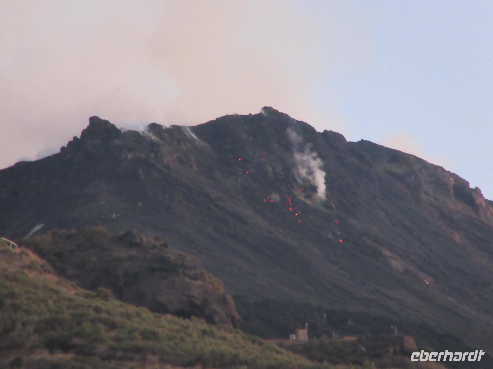 Eruption des Stromboli