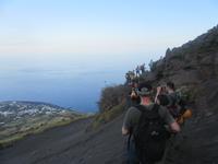 Wanderung zum Gipfel des Stromboli - 500 Meter Höhe