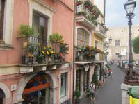 Balkons in Taormina