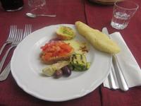 Abendessen im Agriturismo San Leonardello