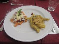 Abendessen im Agriturismo San Leonardello