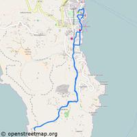 Wanderroute Lipari, © openstreetmap.org