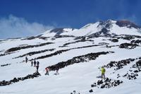 Aufstieg zum Zentralkrater des Ätna