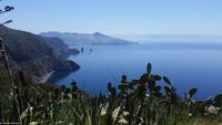Quattrocchi, Lipari - Blick nach Vulcano