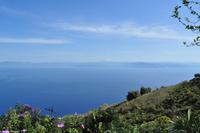 Leuchtturm Vulcano - Spiaggia Punta dell'Asino - Blick nach Sizilien und zum Ätna