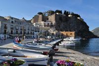 Marina Corta und Zitadelle von Lipari